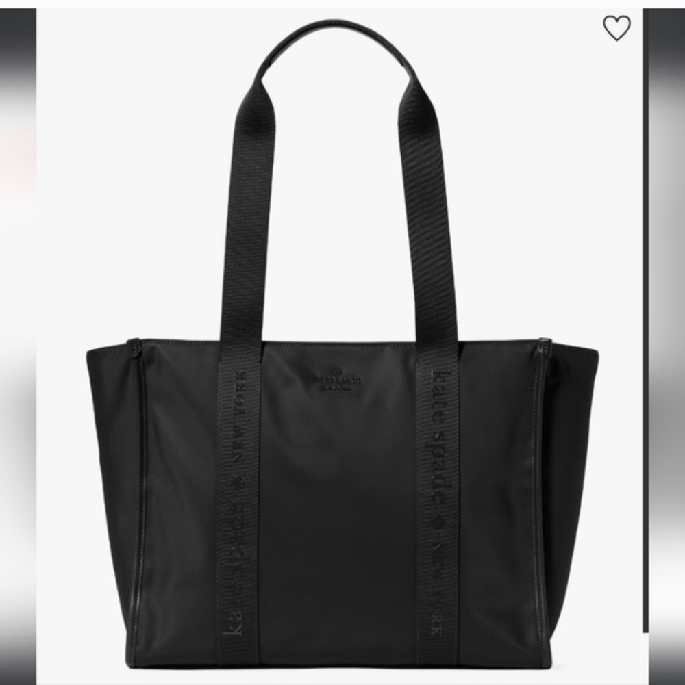 Kate Spade Kip Nylon Large Tote, Black